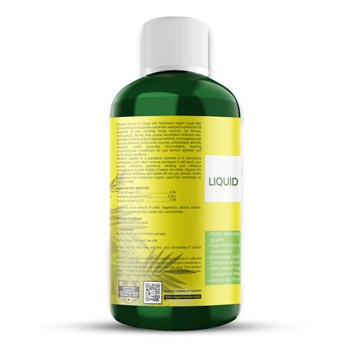 Organic Premium Seaweed Fertilizer for All Bonsai (8 Fl Oz)
