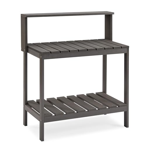 Outdoor Potting Bench (Gray)