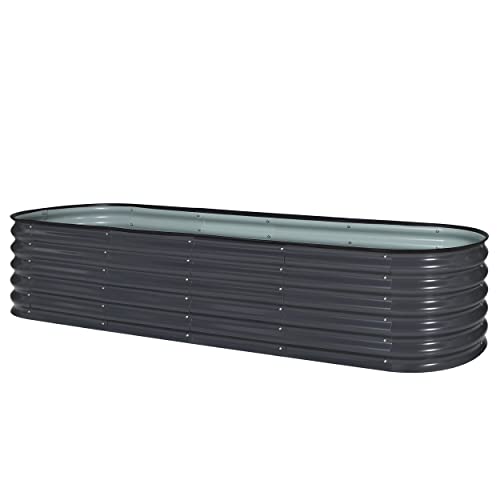 8ftx2ftx1.4ft Raised Garden Bed Outdoor for Vegetables