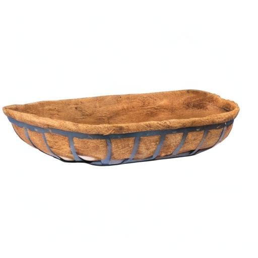 2 pcs Trough Coco Liner 48 inch Replaceable Coconut Fiber Liner for Window Box (48 in -2pcs)