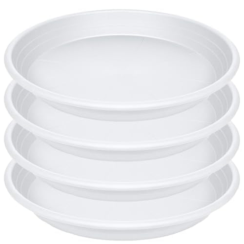 4 Pack of 16 inch Plant Saucer (16" (4 pack) / White)