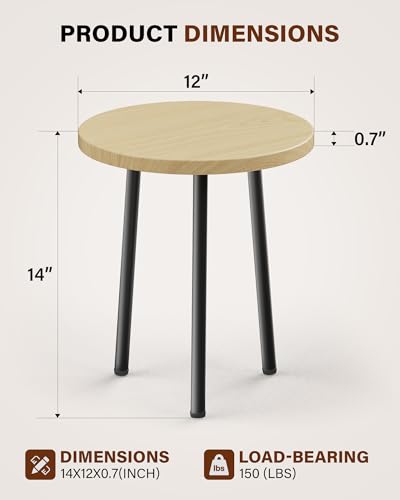 Plant Stand Indoor 2 Pack (Burlywood / 14"&14")