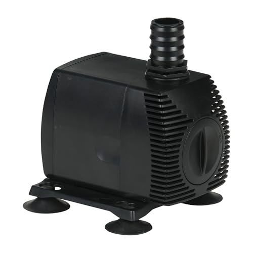 PES-1000-PW 115-Volt, 1150 GPH Magnetic Drive Fountain/Pond Pump with 15-Ft. Cord, Black, 566722