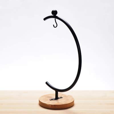 G Shaped Ornament Display Stand Iron Pothook Stand for Hanging Glass Terrarium