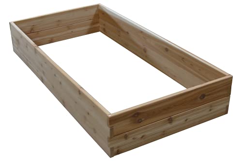 Red Cedar Wood Raised Vegetable Garden Bed