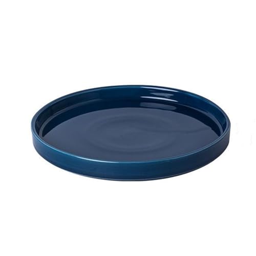Blue Ceramic Pot Saucer (12in(1 Pack) / blue)