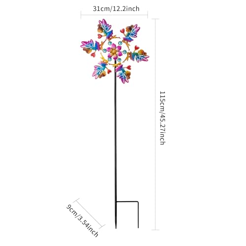 44" Flower Fairy Garden Wind Spinners (44" Flower Fairy)