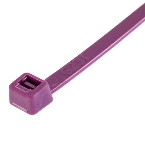 8 Inch Purple Zip Ties (Purple / 8" (18lb))