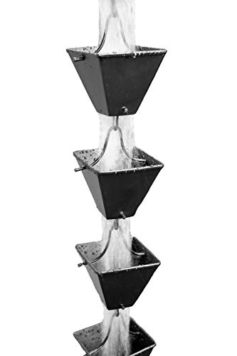 Medium Square Cups Rain Chain