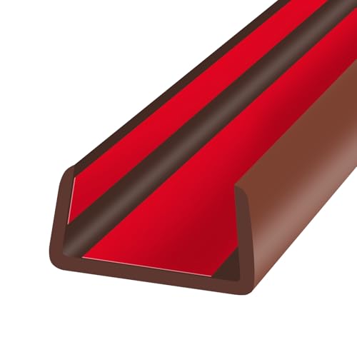Rubber Edge Trim (Fit 1-7/8" - L20' / Brown)