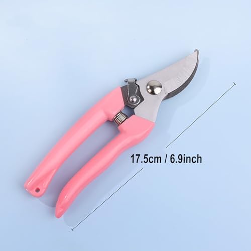 Garden Flower Shears Pruning Shears 6.9 inches Scissors Heavy Duty Plant Scissors for Cutting Flowers