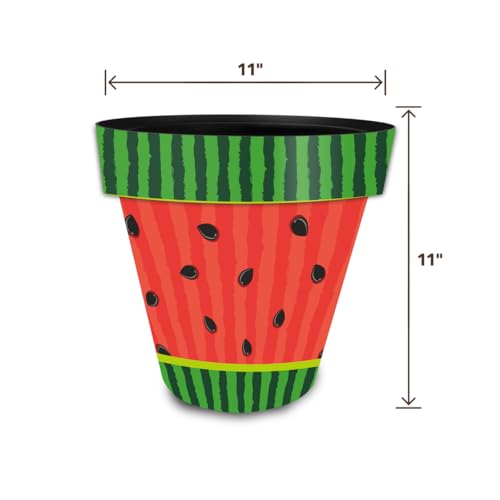 Summer Planter 11.75 x 11 x 11 Watermelon Medium (Watermelon / Medium)
