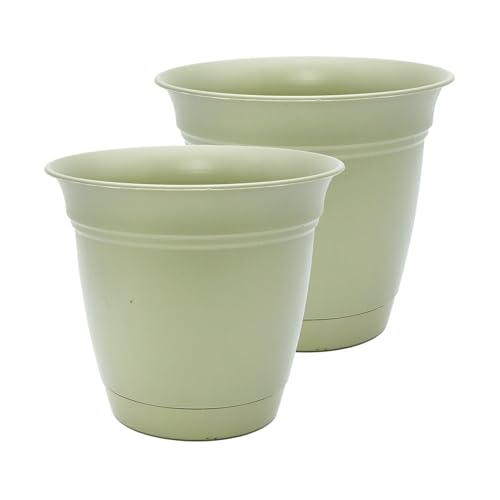 Eclipse Round Planter Pot (Seafoam / 12" (Pack of 2))