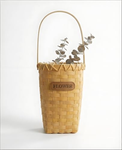 Woven Hanging Basket for Wall Door (Cone-Shaped)