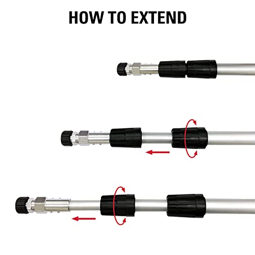 4000PSI Telescoping Pressure Washer Extension Wand (Telescoping Wand)