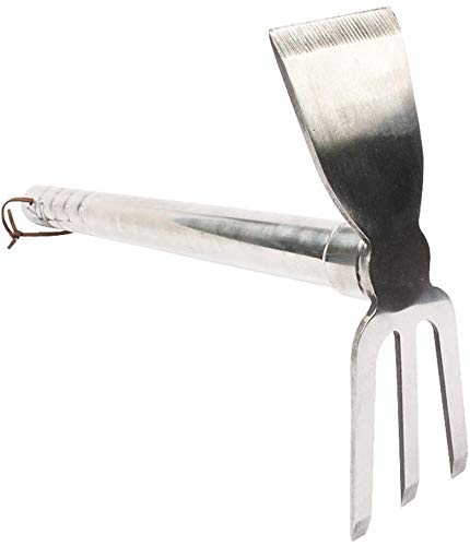 Stainless Steel Garden Hoe Rake Hand Tool (39cm Hoe Rake)
