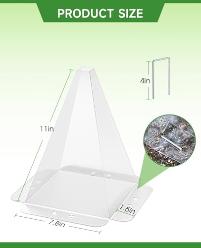 30 Pack Garden Cloches (Transparent)