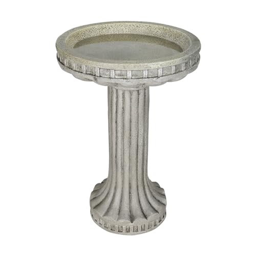 24 Inch Height Outdoor Bird Bath