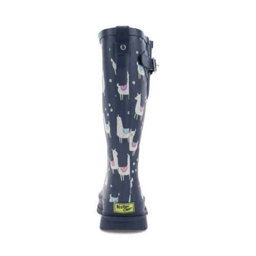 Women's Tall Waterproof Rain Boot (9 / Llama-rama)