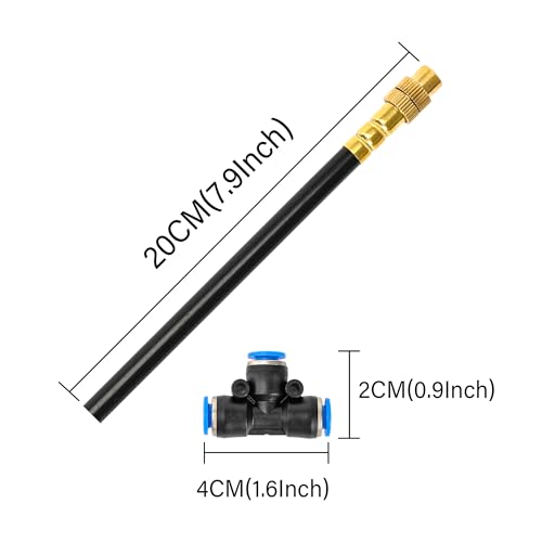 360° Drip Irrigation Misting Copper Nozzles for 1 (Brass)