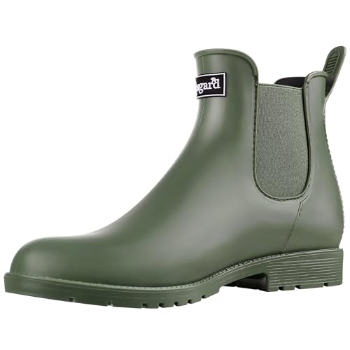 Women's Ankle Rain Boots Waterproof Chelsea Boots
