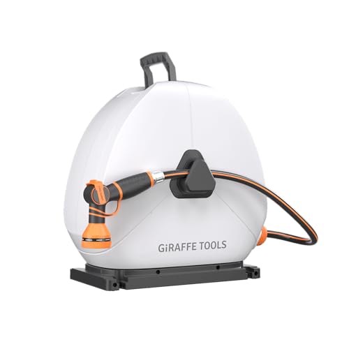 Ground Mounted Retractable Garden Hose Reel (5/8 Inch / 92 FT)