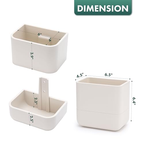 6.5 Inch Wall Mounted Self (6.5" (3 Pack) / Oatmeal)