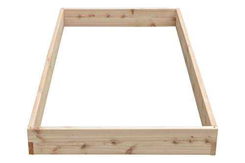Red Cedar Wood Raised Vegetable Garden Bed