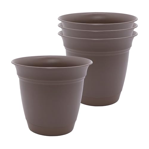 Eclipse Round Planter Pot (Cappuccino / 6" (Pack of 4))