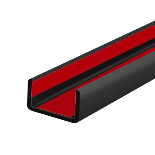 Rubber Edge Trim (Size7/8"(Fit 13/16"~15/16"), L20' / Gloss Black)