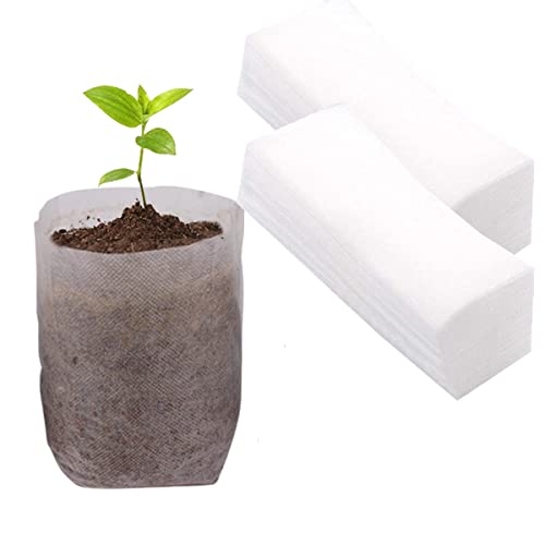 2 Gallon 100PCS 11.7×13.5 Inch Breathable Plant Grow Bags (100 Count)