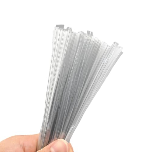 300Pcs 8inches Cear Metal Twist Ties Bread Candy Coffee Bag Ties Plant Garden Twist Ties for Cellophane Treat Bags Gift Wraping Bags Plastic Bags Halloween Party Cake Present Art Crafts (300 Count)