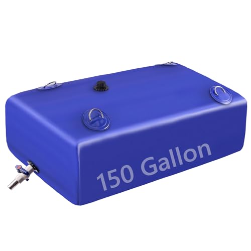 Water Tank 150 Gallon Water Storage Bladder (Blue / 150GAL)