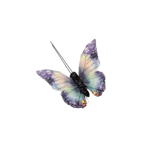 Artificial Feather Simulation Butterfly Party Decoration Set (H Clip)