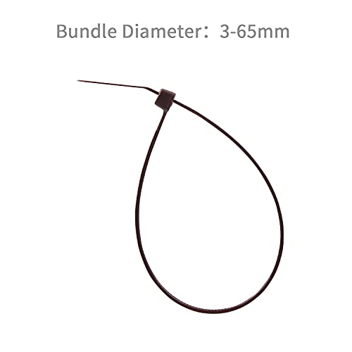 10 Inch Cable Zip Ties (10 inch (40 lbs, 500 pcs) / Brown)