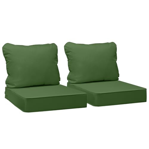 Outdoor Chair Cushions (Dark Moss Green / 21"x19"x3" / 21"x19")