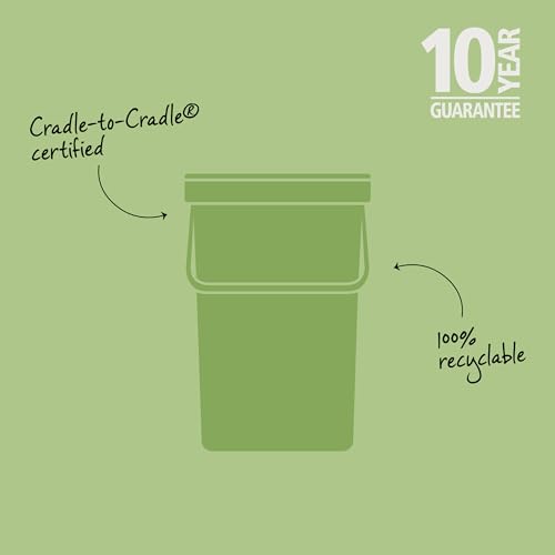 Sort & Go Kitchen Recycling Bin (Gray / 1x 6.6 Gal / 25L)