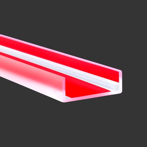 Clear Rubber Edge Trim (Fit 1-1/2" - L20' / Clear)