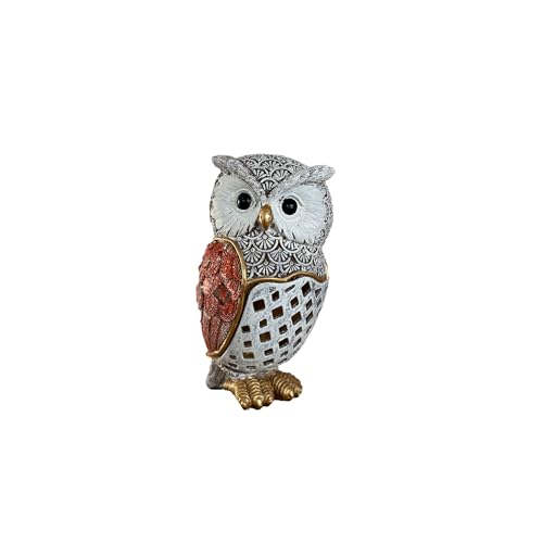 Solar Garden Decor Owl Statues Figurine (Small Owl)