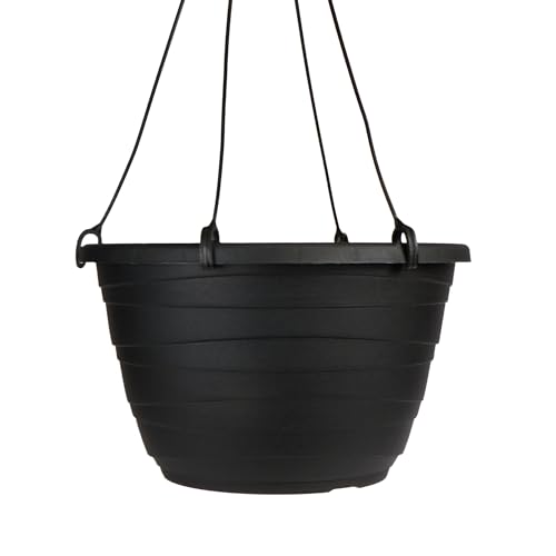 Wrapt Hanging Planters (Black / 13" / Pack of 1)