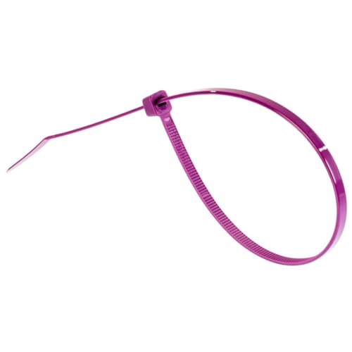 6 Inch Purple Nylon Zip Ties (100 Count )