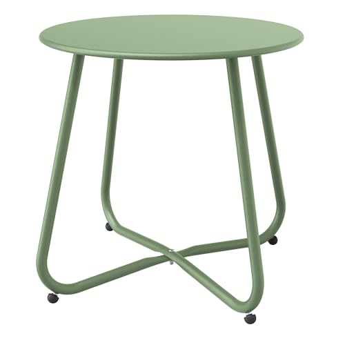 Bean Green Patio Side Table