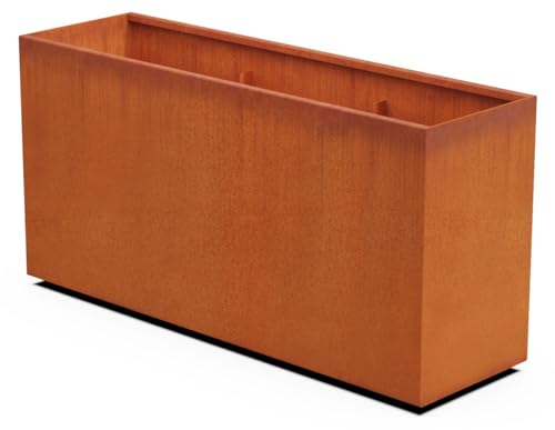 Large Rectangular Planters for Outdoor Plants 60x18x30 (7.5 Sq Ft)