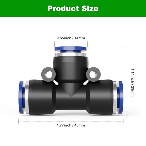 5 16 Inch Drip Irrigation Tee Connectors (5/16 Inch Tee Connectors)