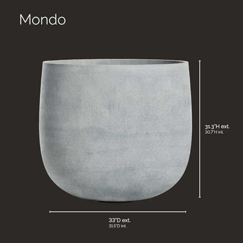 Mondo Round Indoor (Concrete Stone / 33 in diam. x 30.7 in)