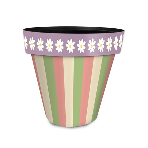 Everyday Planter 11.75 x 11 x 11 Spring Stripes Medium (Spring Stripes / Medium)