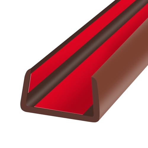 Rubber Edge Trim (Fit 1-5/8" - L20' / Brown)