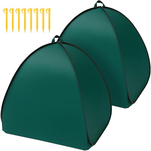 2 Pcs Pop Up Shrub Covers Frost Protection Tent (36 x 36 x 38 inch)