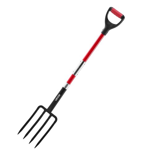 Garden Fork 4 (4-Tine / Fiberglass Handle & Steel Fork)