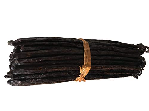 30 Madagascar Organic Vanilla Beans Grade B. Certified USDA Organic. Bulk Bourbon 5" (3.2 Ounce (30 Count))